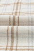 Plaid Pattern Buttoned Shirt Coat With Slits